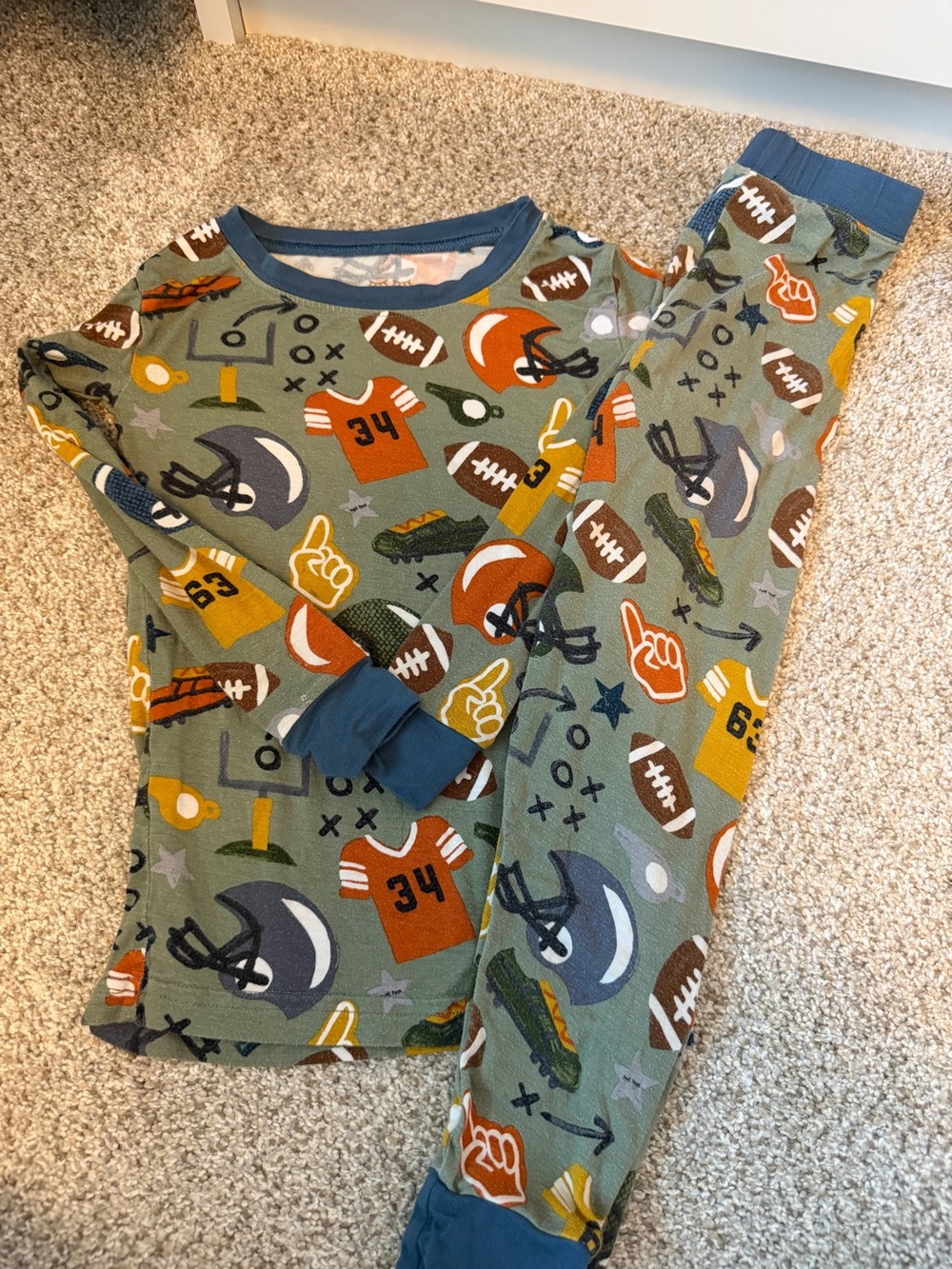 Little Sleepies Touchdown Time Bamboo Pajamas